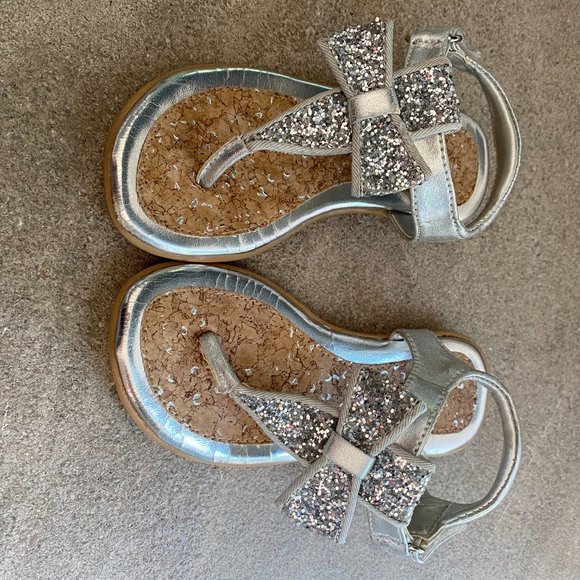 Balleto Sparkly Sandals - Cork & Silver - Picture 3 of 4